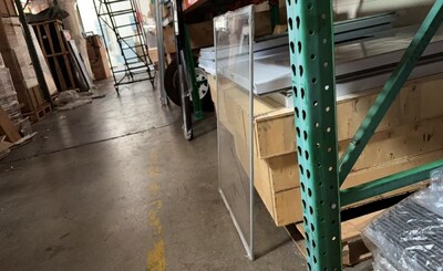 [Parts] Chest Glass door Freezer Glass door 34.5*23.5 Ins