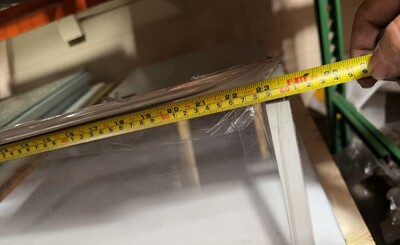 [Parts] Chest Glass door Freezer Glass door 34.5*23.5 Ins