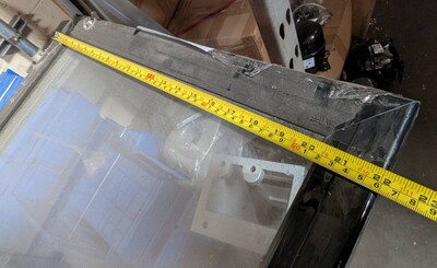 [Parts] Refrigerator  Glass Door 55.75*22 Ins