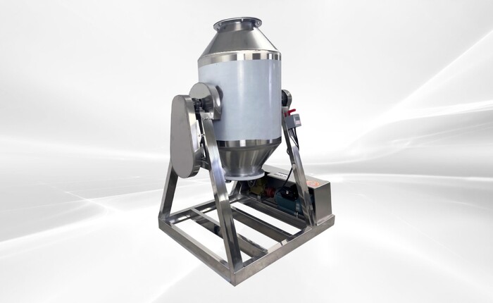 200L Dry Powder Metal Powder Blender Drum Tank Mixer 220v GH100