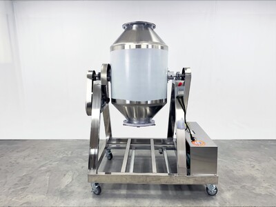200L Dry Powder Metal Powder Blender Drum Tank Mixer 220v GH100
