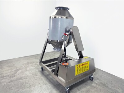 200L Dry Powder Metal Powder Blender Drum Tank Mixer 220v GH100