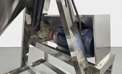 400L Dry Powder Metal Powder Blender Drum Tank Mixer 220v GH200