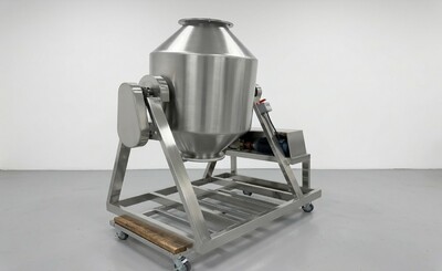 400L Dry Powder Metal Powder Blender Drum Tank Mixer 220v GH200