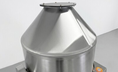 600L Dry Powder Metal Powder Blender Drum Tank Mixer 220v GH300