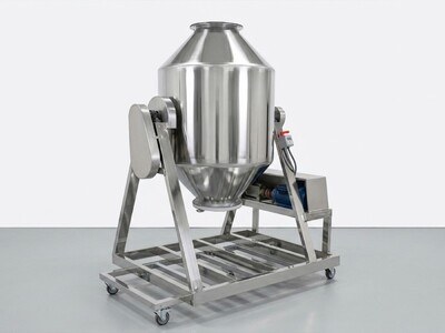 600L Dry Powder Metal Powder Blender Drum Tank Mixer 220v GH300