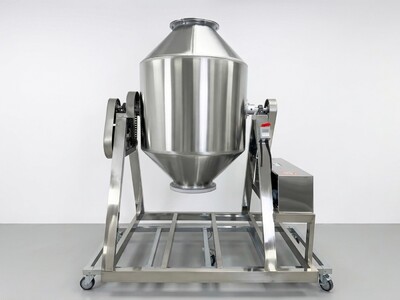 600L Dry Powder Metal Powder Blender Drum Tank Mixer 220v GH300