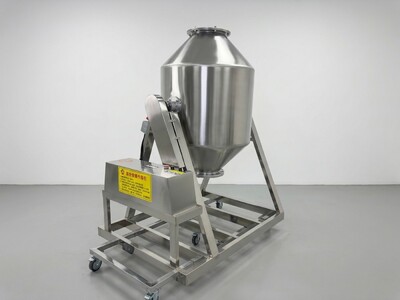 600L Dry Powder Metal Powder Blender Drum Tank Mixer 220v GH300