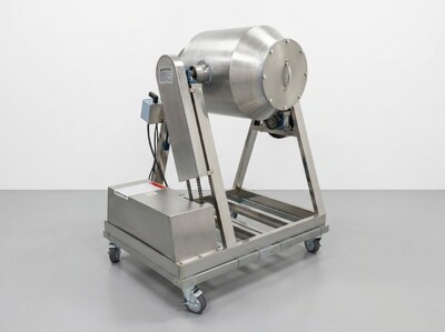 100L Dry Powder Metal Powder Blender Drum Tank Mixer 110v HY2-15