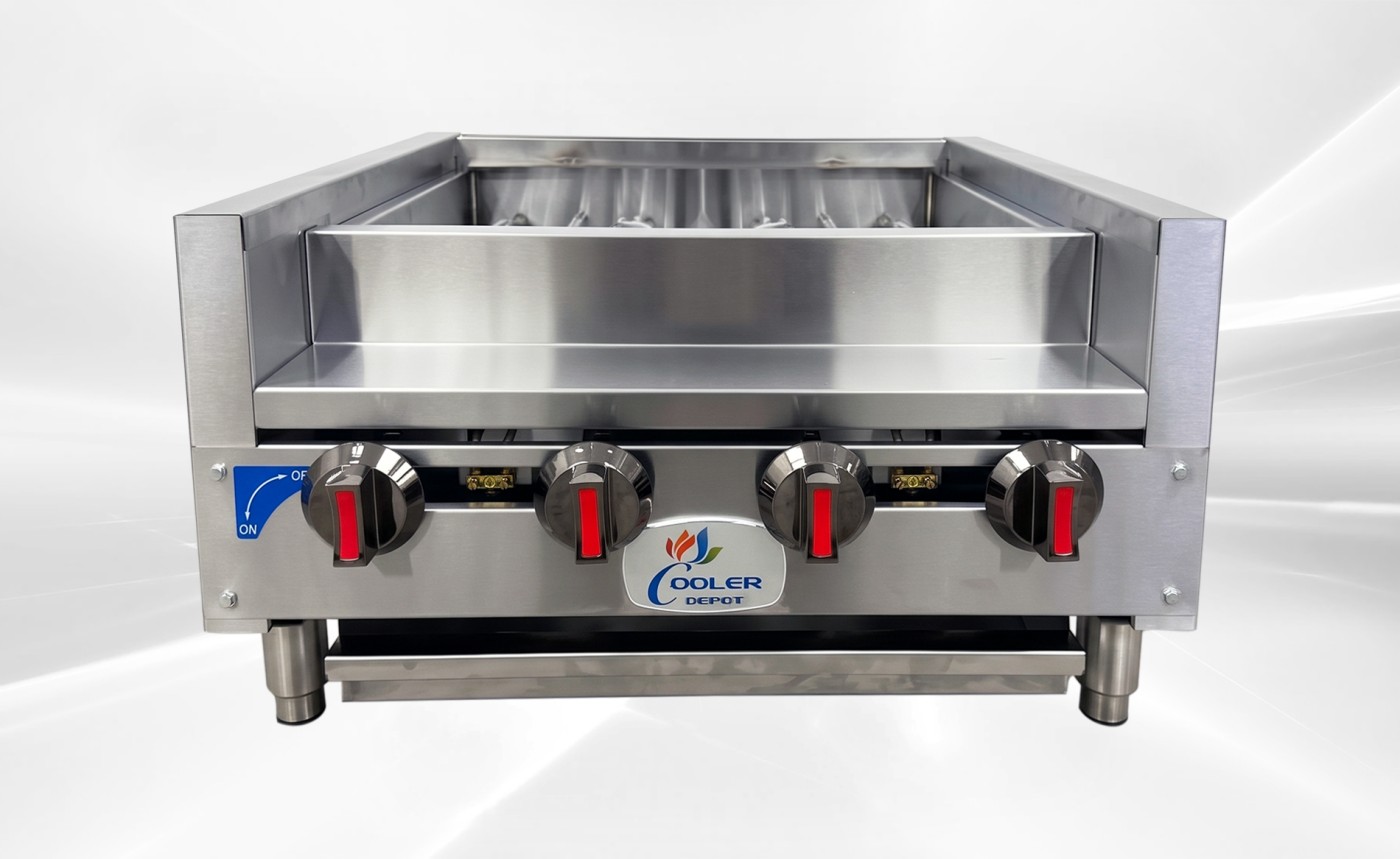 NSF 24 ins Gas Kabab Broiler ECB-24KBS