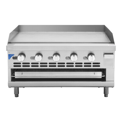 NSF 36 Ins Commercial Gas Raised Griddle Broiler Combo GS36LTH