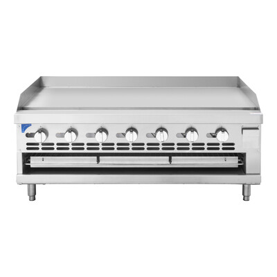 NSF 48 Ins Commercial Gas Raised Griddle Broiler Combor GS48LTH