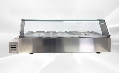 NSF Countertop Electric Food Warmer 3 Wells BM123