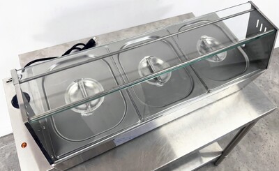 NSF Countertop Electric Food Warmer 3 Wells BM123
