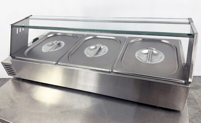 NSF Countertop Electric Food Warmer 3 Wells BM123