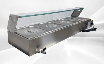 NSF Countertop Electric Food Warmer 4 Wells BM124