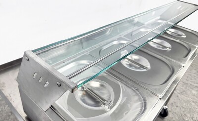 NSF Countertop Electric Food Warmer 4 Wells BM124