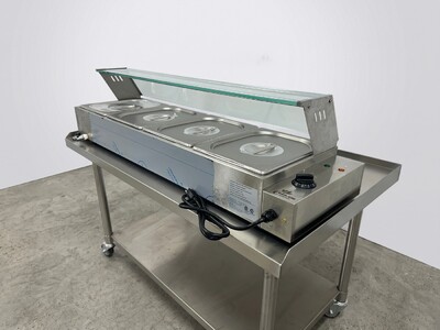NSF Countertop Electric Food Warmer 4 Wells BM124