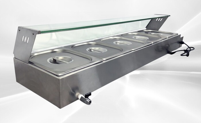 NSF Countertop Electric Food Warmer 5 Wells BM125