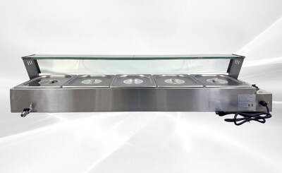 NSF Countertop Electric Food Warmer 5 Wells BM125
