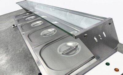 NSF Countertop Electric Food Warmer 5 Wells BM125