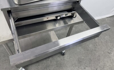 NSF Stainless Steel One Drawer Bun Warmer DW1M