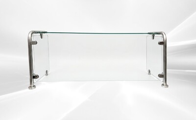 55 Ins Glass Cover Breath Guard  Portable Freestanding Base GC55