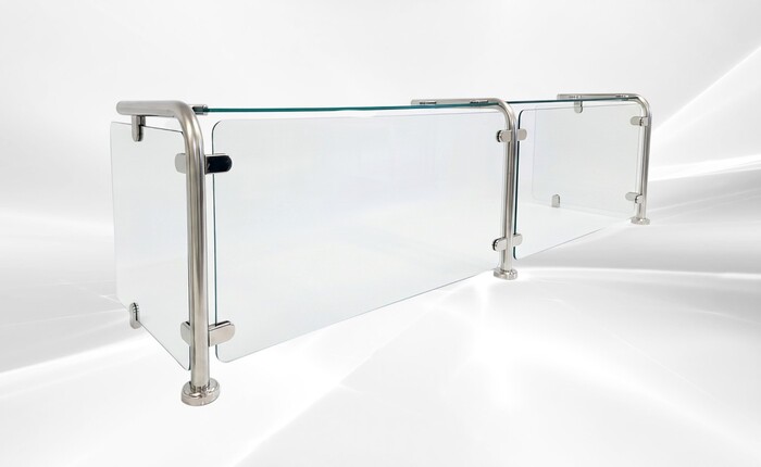79 Ins Glass Cover Full Service Sneeze Guard Heat Tempered GC79