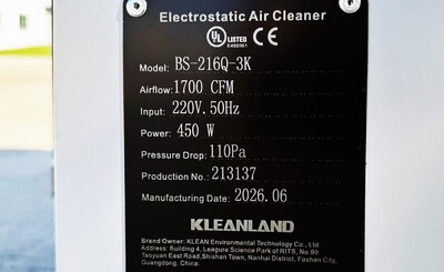 UL Commercial 3000  Restaurant Exhaust Fumes Purifier BS-216Q-3K