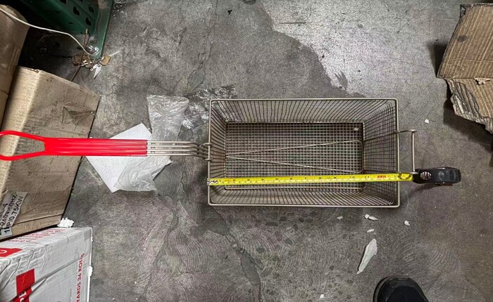 [Parts] HFRF-150B-K-NG Fryer Basket With Red Handle