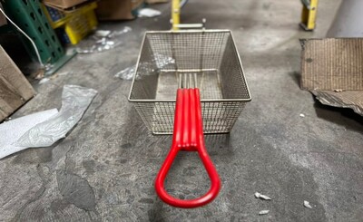 [Parts] HFRF-150B-K-NG Fryer Basket With Red Handle