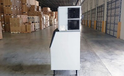 NSF 700 LBS Full Square Ice Maker Machine SK-729B+445 Bin