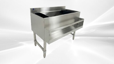 23 x 30 ins NSF Underbar Ice Bin 2 Bottle Holders CS-ICB-2330