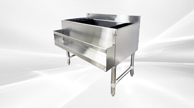 23 x 30 ins NSF Underbar Ice Bin 2 Bottle Holders CS-ICB-2330