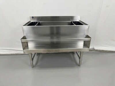23 x 30 ins NSF Underbar Ice Bin 2 Bottle Holders CS-ICB-2330