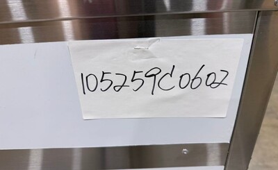 Clearance NSF 4 plate warmer steam and dry table 105259C0602