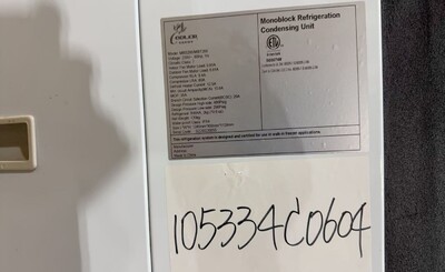 Clearance 2 HP Walk-In Cooler Condensing Unit 105334C0604