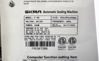 ETL Automatic Sealing Machine F-90