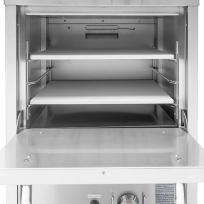 NSF Stacked Stainless Steel sides 32 Ins Gas Pizza Oven PO-26S