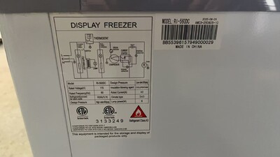 Clearance 71 ins Dipping Cabinet  With Flat Glass 21259H0612