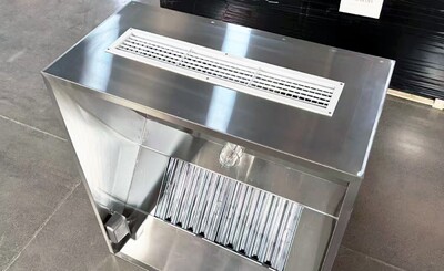 NSF Only Restaurant Exhaust Hood Supply Air Inlet 4824EX-4AIR