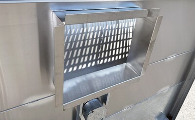 NSF Only Restaurant Exhaust Hood Supply Air Inlet 4824EX-6AIR