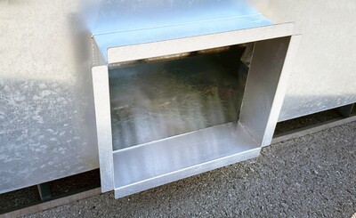 NSF Only Restaurant Exhaust Hood Supply Air Inlet 4824EX-6AIR