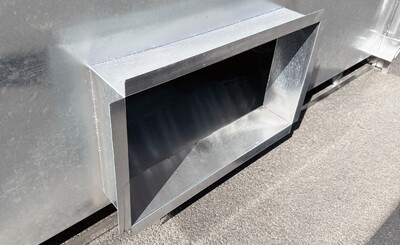 NSF Only Restaurant Exhaust Hood Supply Air Inlet 4824EX-7AIR