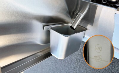 NSF Only Restaurant Exhaust Hood Supply Air Inlet 4824EX-8AIR