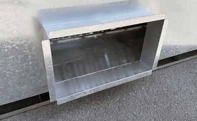 NSF Only Restaurant Exhaust Hood Supply Air Inlet 4824EX-8AIR