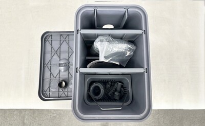 Polymer Grease Trap Tank Right-side Discharge Water ZCB-A-350R