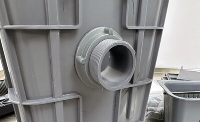 Polymer Grease Trap Tank Left-side Discharge Water ZCB-A-350L