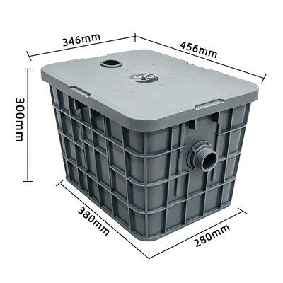 Polymer Grease Trap Tank Right-side Discharge Water ZCB-A-450R