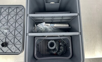 Polymer Grease Trap Tank Left-side Discharge Water ZCB-A-450L